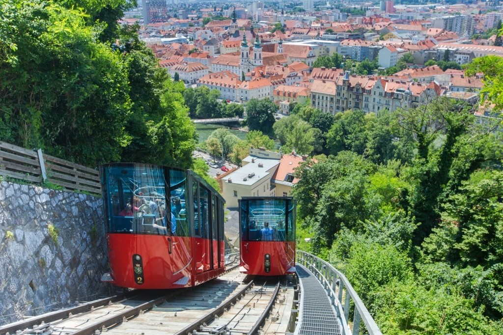 Schlossbergbahn (c) Graz Tourismus - Harry Schiffer